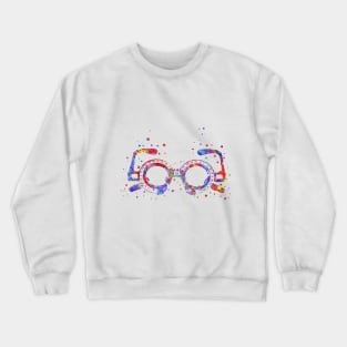 Optical Lens Trial Frame Eyeglass Optometry Crewneck Sweatshirt